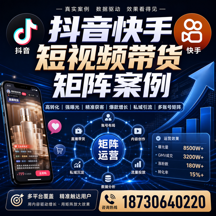 湘西短视频带货团队多平台矩阵自动分发案例