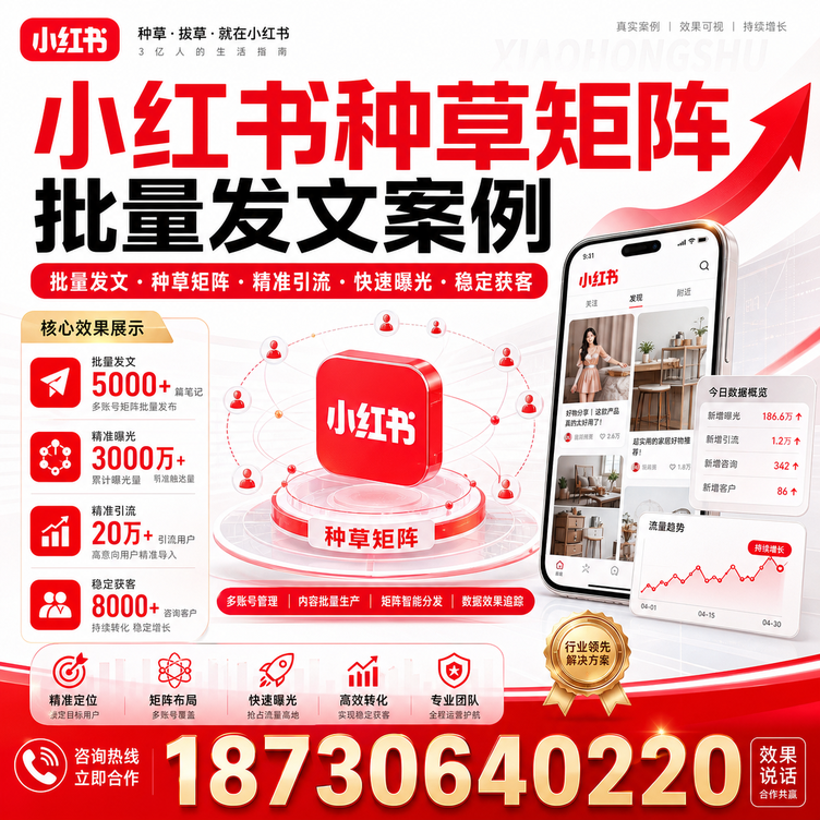湘西小红书种草矩阵批量发文案例